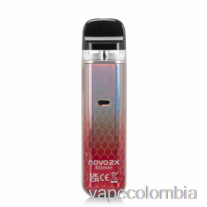 Kit Completo De Vapeo Smok Novo 2x 20w Pod System Cobra Roja Plateada